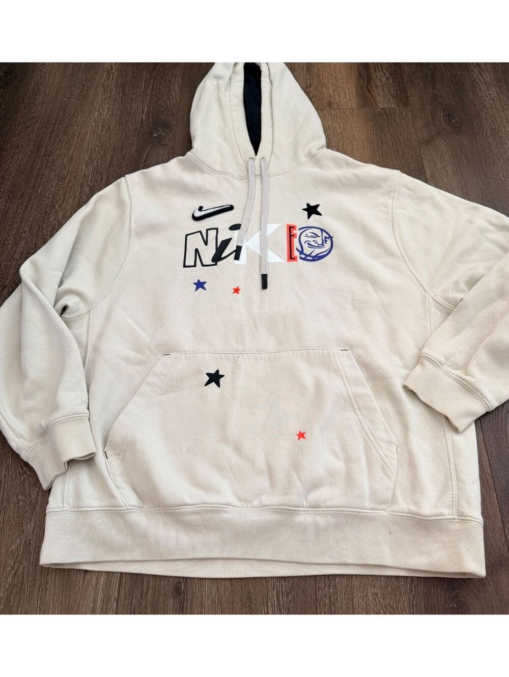 Nike Sportswear Club Fleece "Stories" Graphic Hoodie, Streetwear; Size L